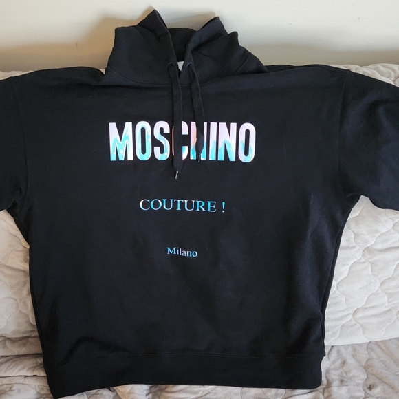 Moschino iridescent logo hoodie - Picture 3 of 3